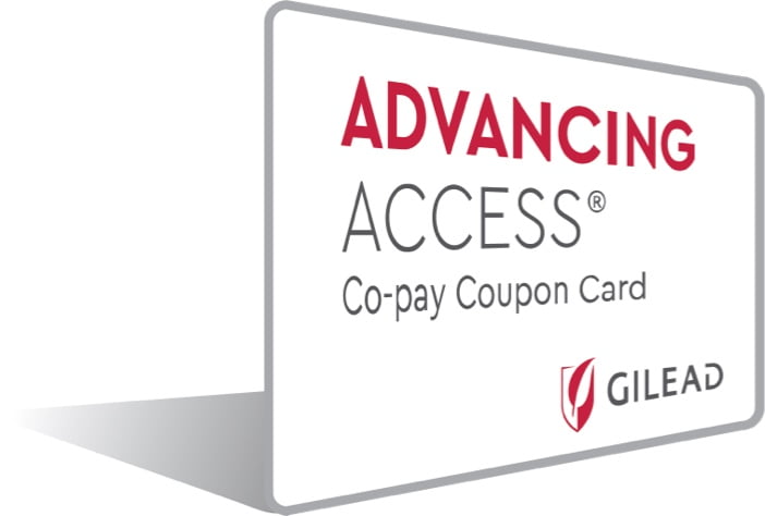 Gilead Co-Pay Coupon Card.